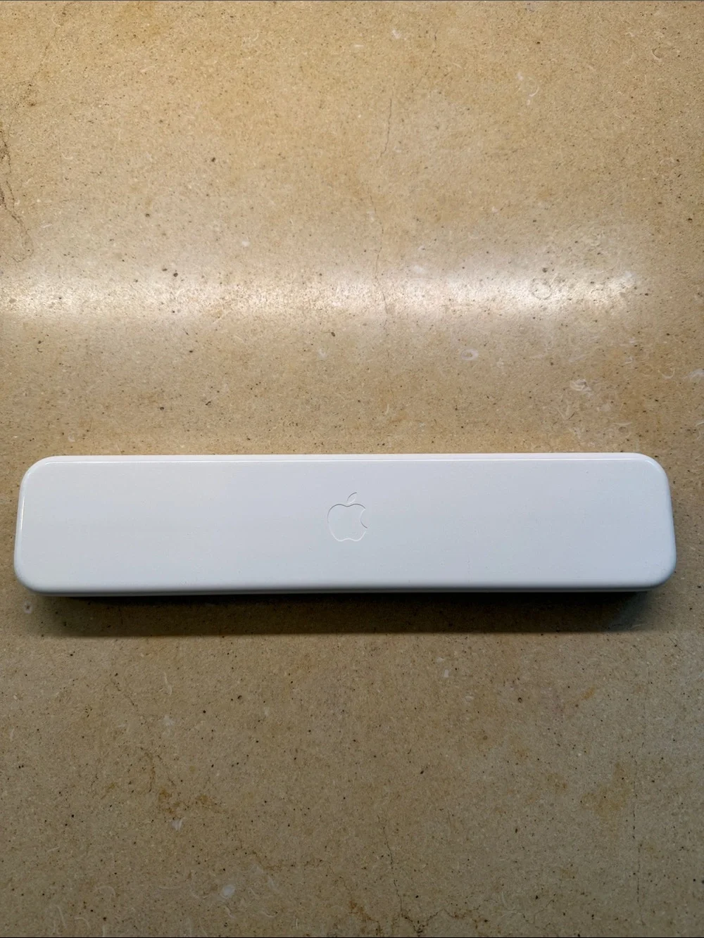 NWOT Apple Watch White Silicone Case with Debossed Apple Logo. Never used.